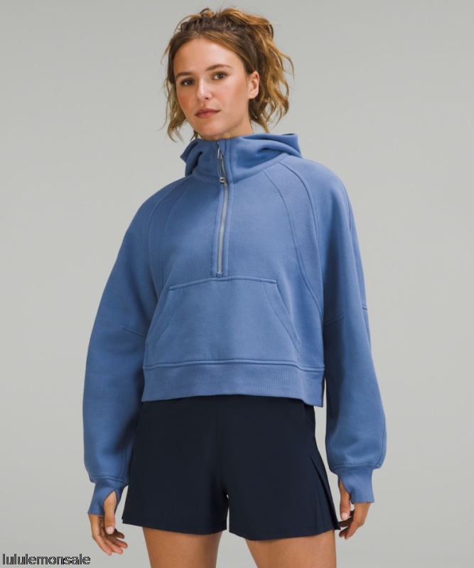Lululemon Damen DELULU178 | Lululemon Deutschland Wassertropfen-Scuba-Oversized-Hoodie Mit Halbem Reißverschluss